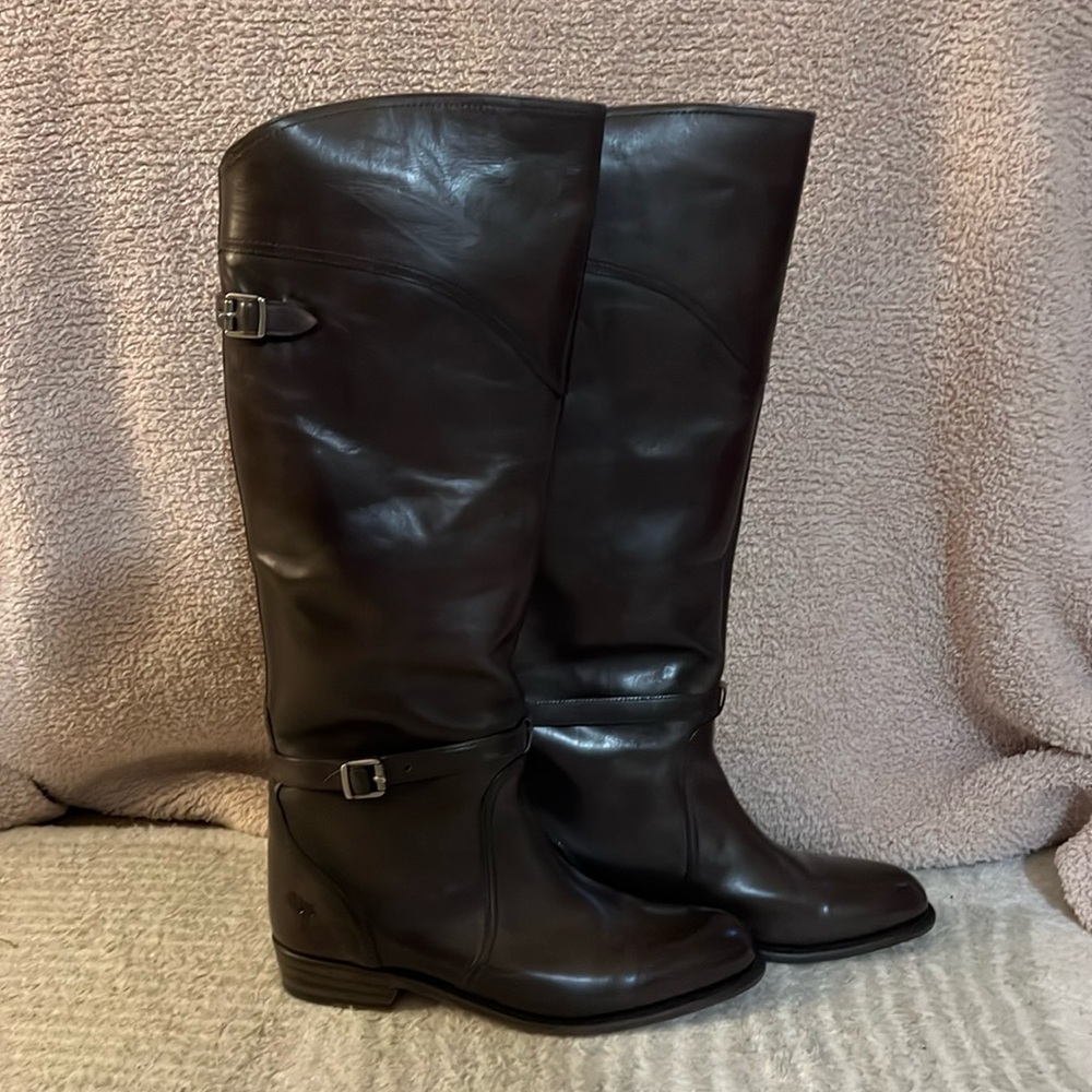 Frye Leather Knee High Boots